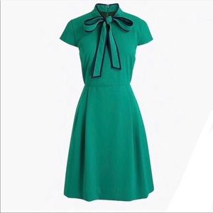 Jcrew tie neck dress in 365 crepe - worn once